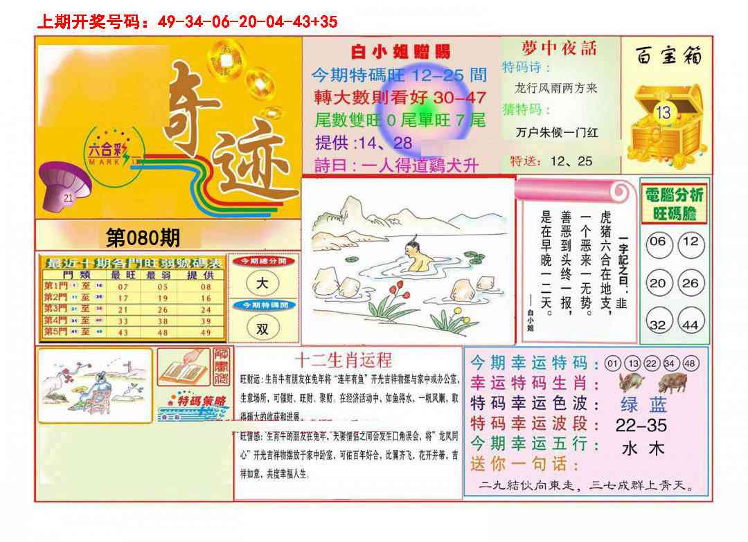 080期九龍奇迹A(推荐)[图]